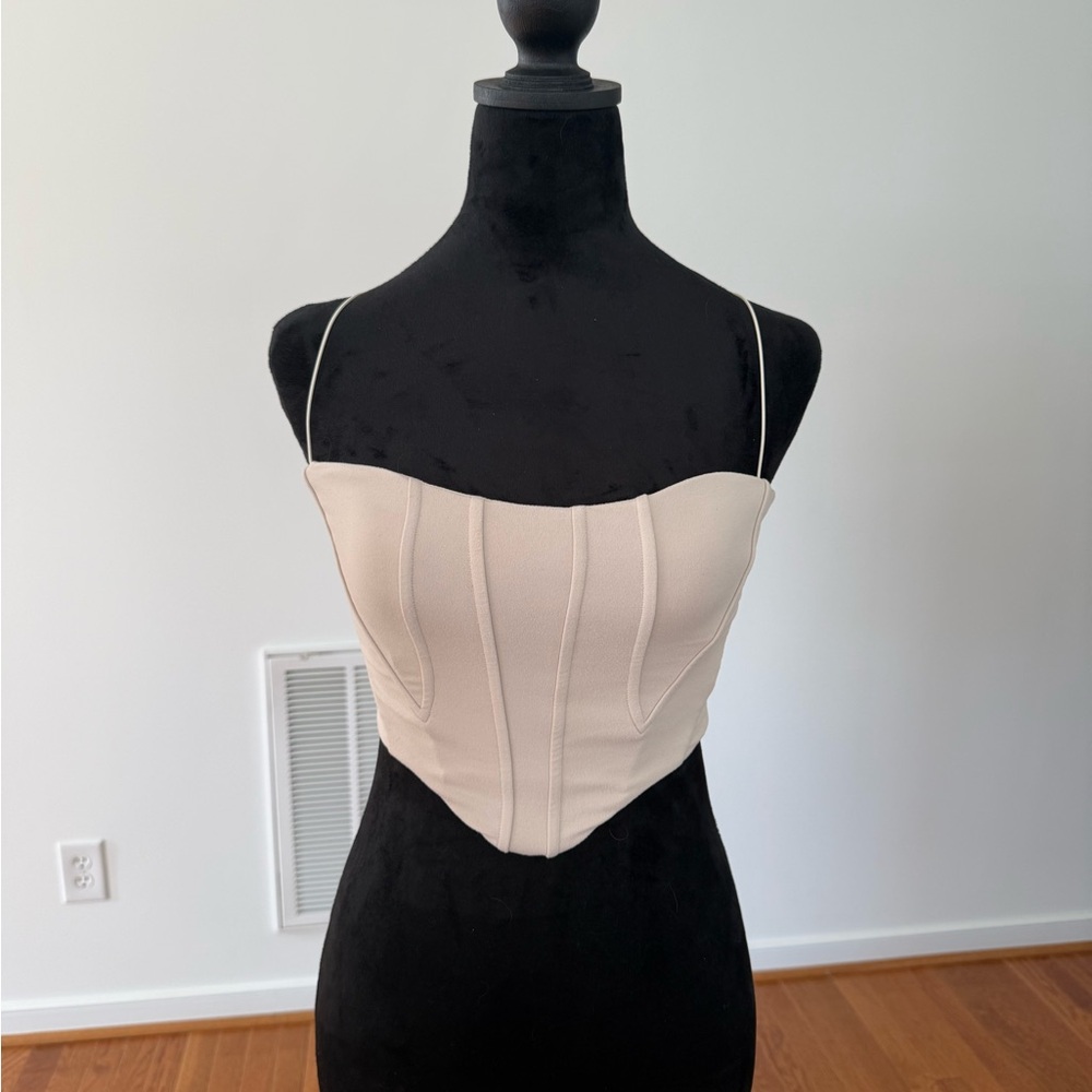 Joah Brown Contour Corset in Sueded Yuma - Picture 4 of 10